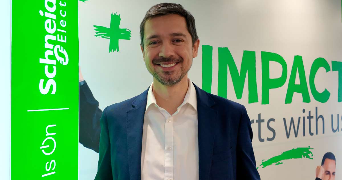 Gabriel Estay Fernndez, nuevo director de la unidad de Secure Power y Data Center para el Clster Andino en Schneider Electric